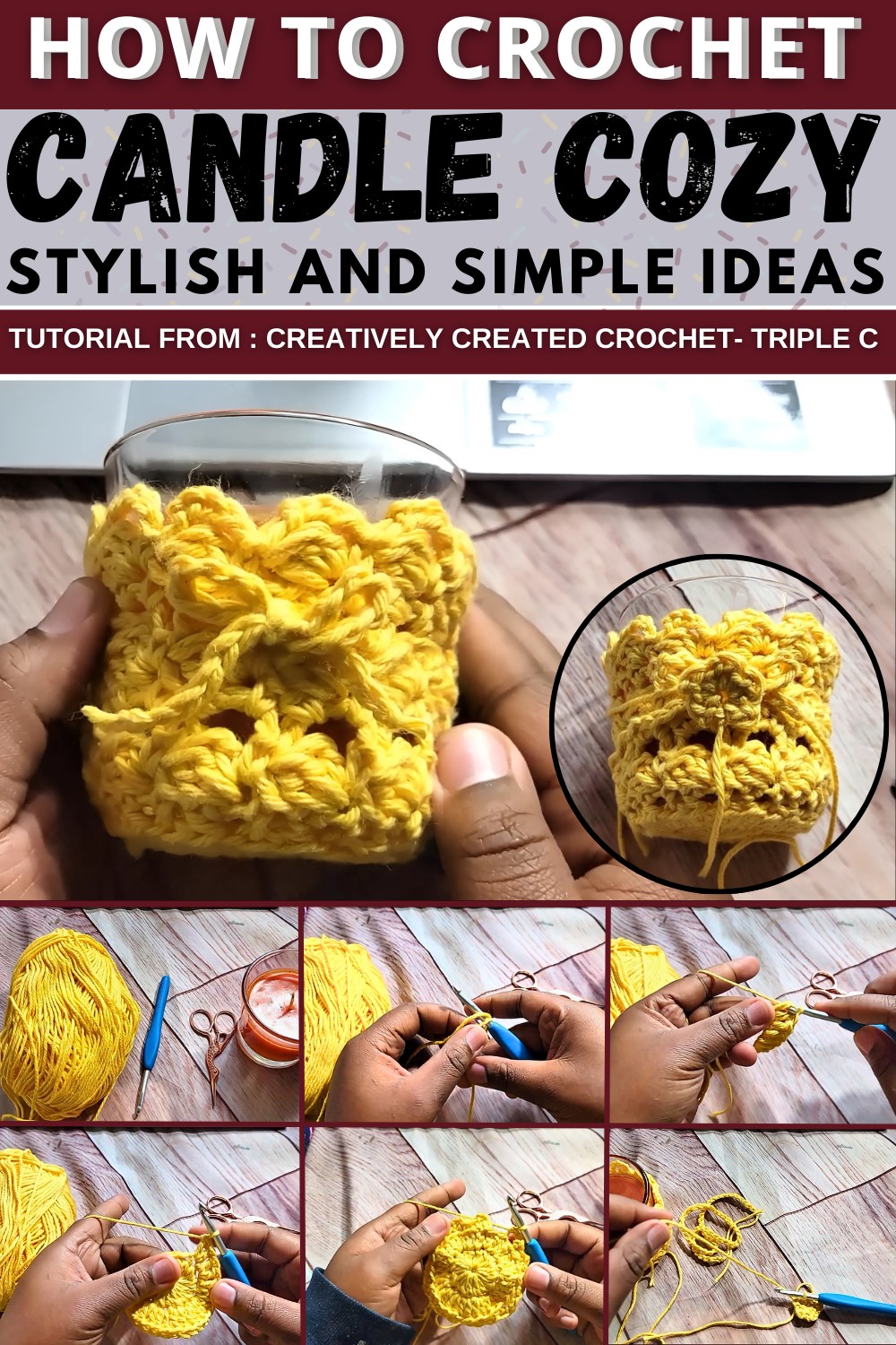 Transform Your Home with Adorable Crochet Cozy Candle Jar Covers: A DIY Guide