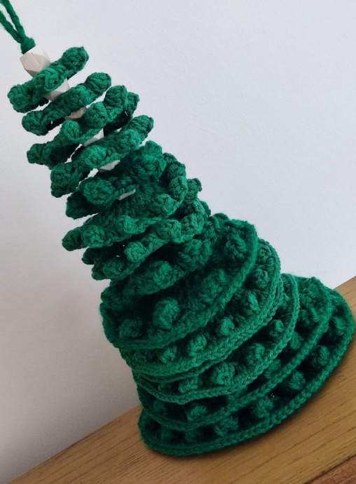 Crochet Wind Spinner Christmas Tree
