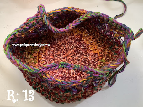 Crochet Scrap Happy Harvest Basket