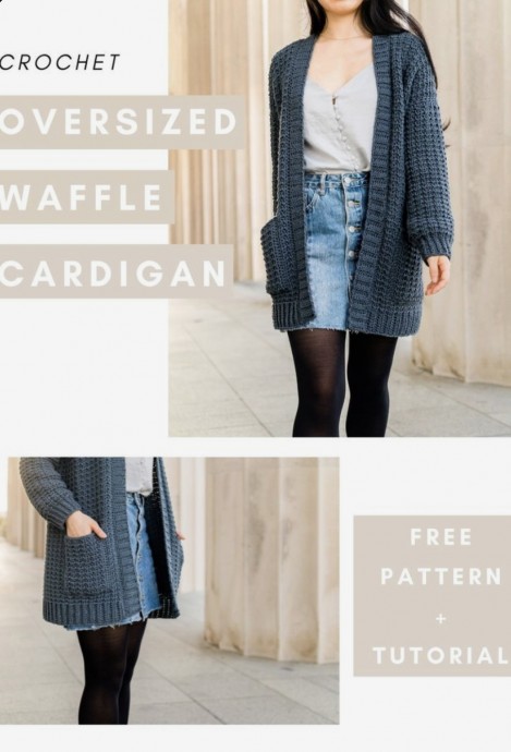 Discover the Cozy Waffle-Like Cardigan Pattern: Your Essential Oversized Fall Sweater Discover the Cozy Waffle-Like Cardigan Pattern: Your Essential Oversized Fall Sweater