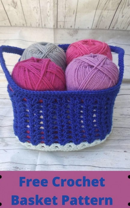 Crochet Basket Free Pattern