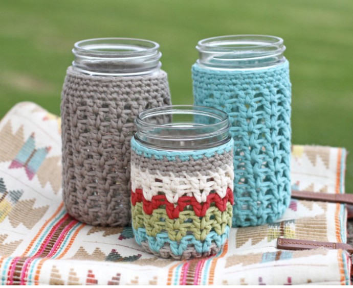 Create a DIY Jar Cozy to Keep Your Lunches Fresh and Stylish Create a DIY Jar Cozy to Keep Your Lunches Fresh and Stylish