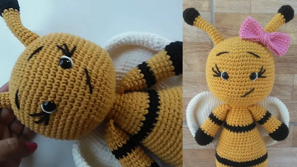 Crochet Bee Amigurumi Doll
