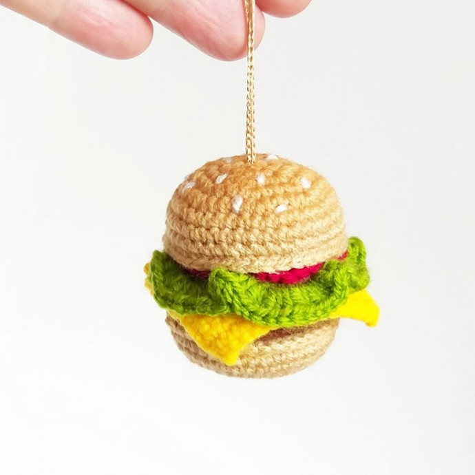 Craft Your Own Adorable Crochet Hamburger Keychains: A Step-by-Step Guide for Fun Accessories Craft Your Own Adorable Crochet Hamburger Keychains: A Step-by-Step Guide for Fun Accessories