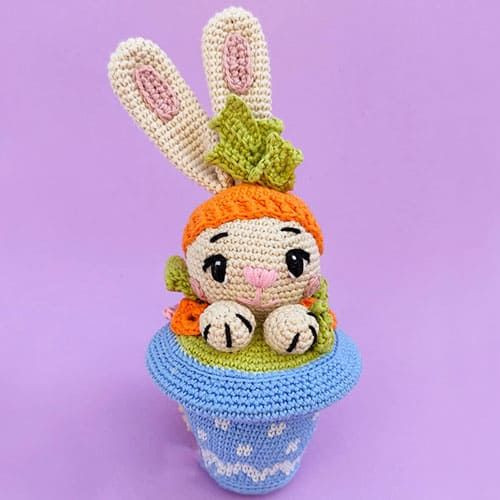 Create Your Own Adorable Crochet Bunny in Flowerpot Amigurumi: A Step-by-Step Guide Create Your Own Adorable Crochet Bunny in Flowerpot Amigurumi: A Step-by-Step Guide