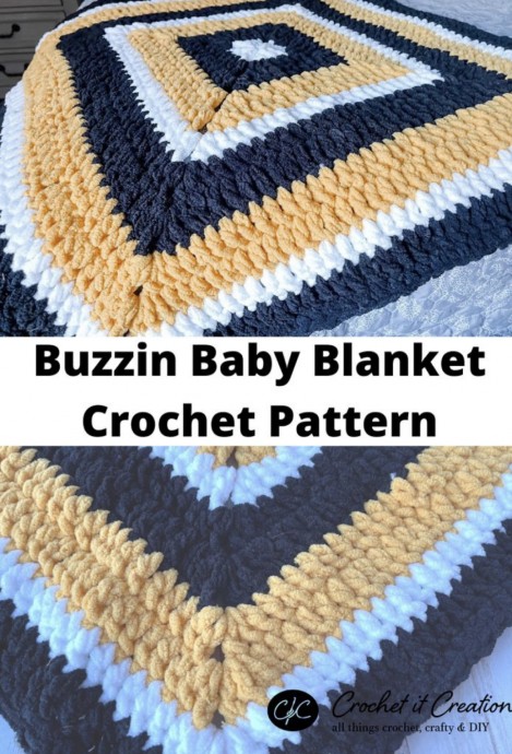 Crochet Buzzin Baby Blanket