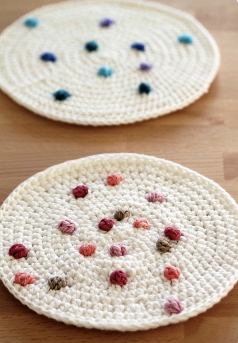 Crochet Sprinkle Potholders