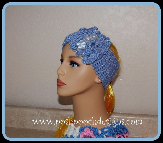 Crochet The Double Ruffle Headband And Ear Warmer