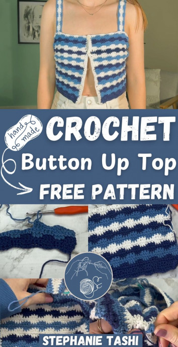 Create Your Own Crochet Button Up Top with Easy Steps and Essential Materials