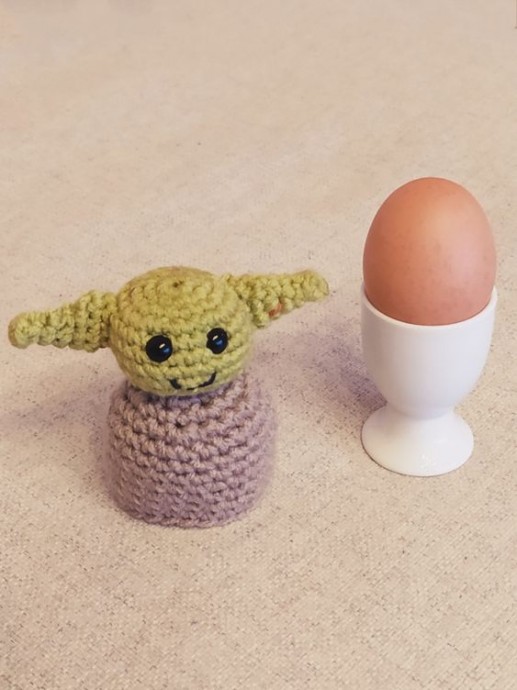 Create Your Own Adorable Crochet Egg Cozy Baby Yoda for a Whimsical Breakfast Table Create Your Own Adorable Crochet Egg Cozy Baby Yoda for a Whimsical Breakfast Table