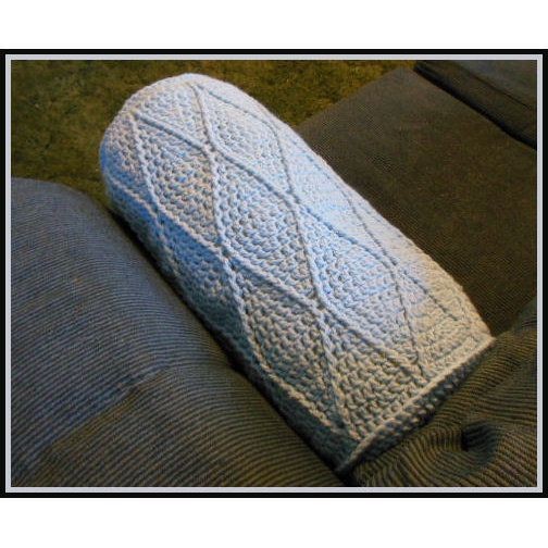 Create a Whimsical Crochet Harlequin Bolster Pillow for Your Home Decor