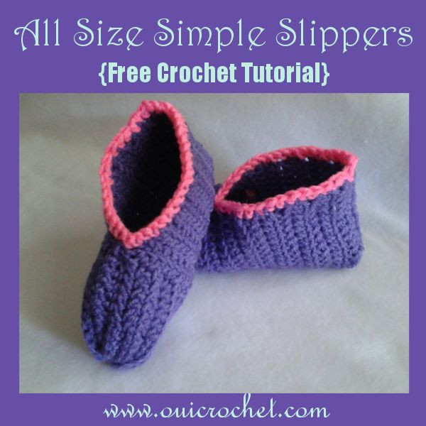 Crochet Adorable Slippers