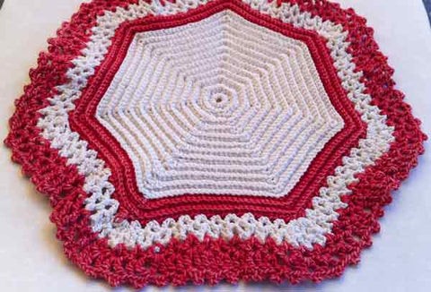 Crochet Heptagon Doily