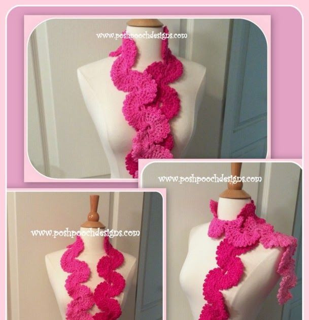 Crochet Queen Ann's Lace Scarf