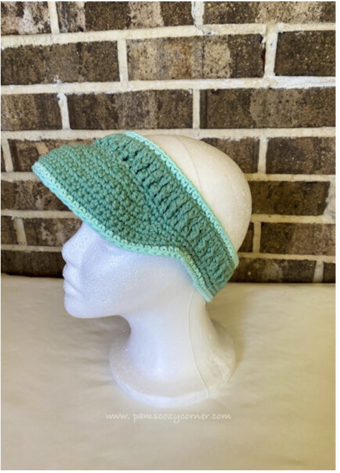 Crochet a Simple Visor