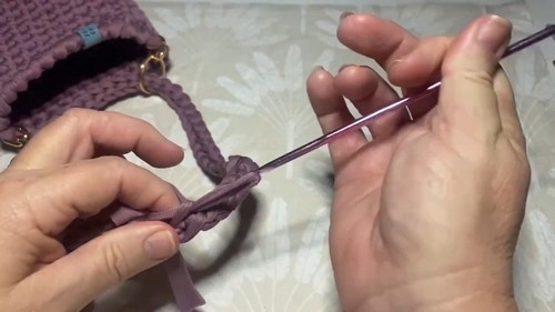 Crochet Wine Bottle Carrier