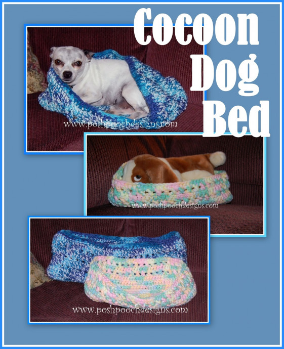 Crochet Cocoon Dog Beds