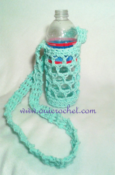 Crochet Small Water Bottle Carrier