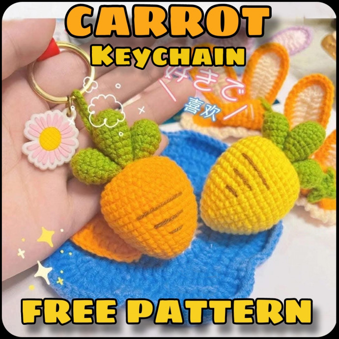 Create Your Own Adorable Crochet Carrot Keychain: A Fun DIY Guide Create Your Own Adorable Crochet Carrot Keychain: A Fun DIY Guide