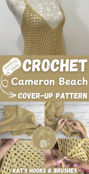 Crochet Cameron Beach Cover-Up Dress