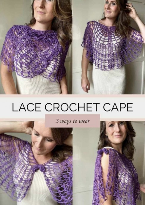 Lace Crochet Cape Pattern