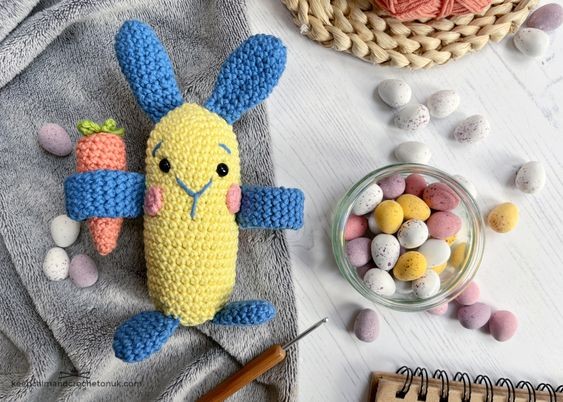 Crochet Jelly Bean Bunny