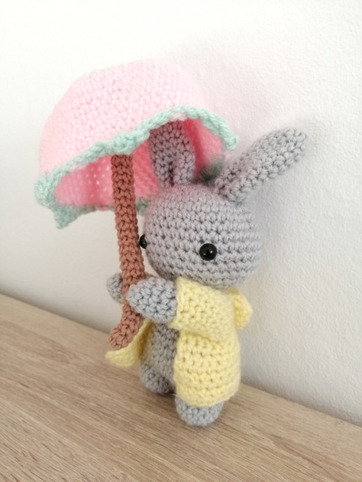 Crochet Rainy Day Bunny