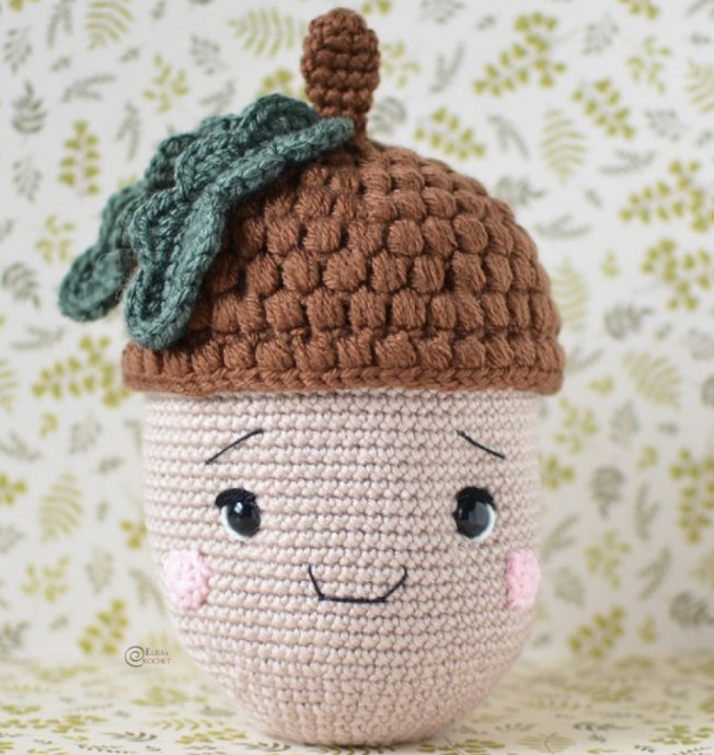 Crochet Andy the Acorn (Free Pattern) – FREE CROCHET PATTERN — Craftorator