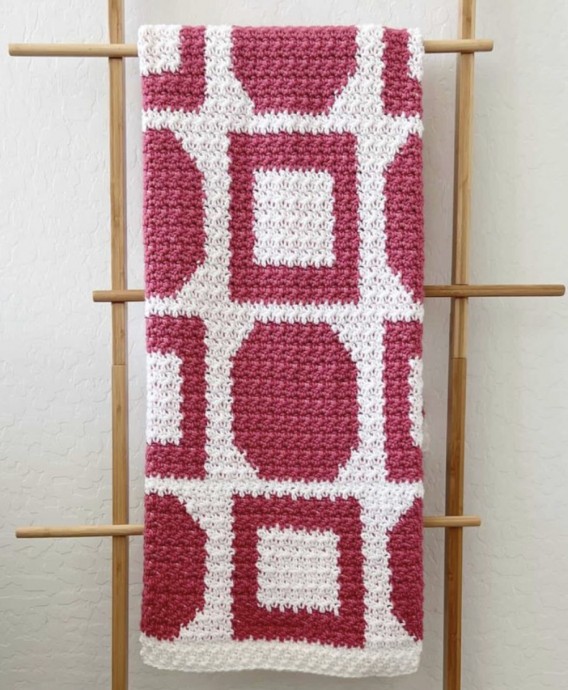 Crochet Mid-Modern Throw (Free Pattern)