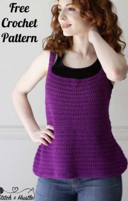 Create Your Own Stylish Lakefront Peplum Top with This Free Crochet Pattern Create Your Own Stylish Lakefront Peplum Top with This Free Crochet Pattern
