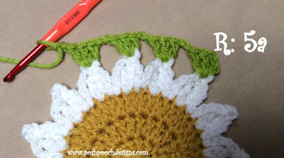 Create a Beautiful Crochet Sunflower Placemat for Your Table Decor