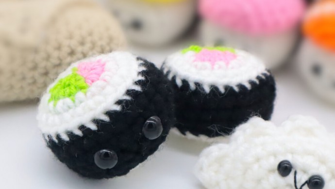 Crochet Sushi Amigurumi - Free Crochet Pattern
