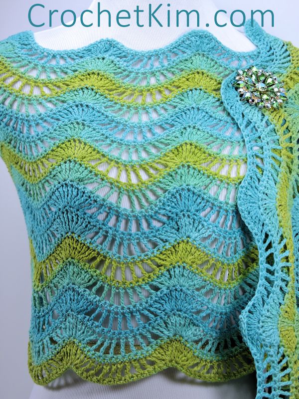Crochet Tunisian Entwined Helix Scarf or Cowl