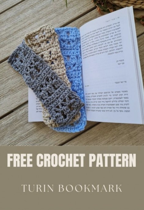 Crochet the Turin Bookmark