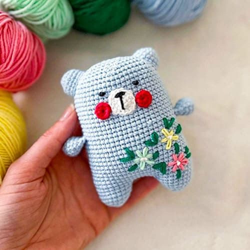 Create Your Own Charming Crochet Amigurumi Flower Polar Bear | Complete Guide with Materials and Instructions Create Your Own Charming Crochet Amigurumi Flower Polar Bear | Complete Guide with Materials and Instructions