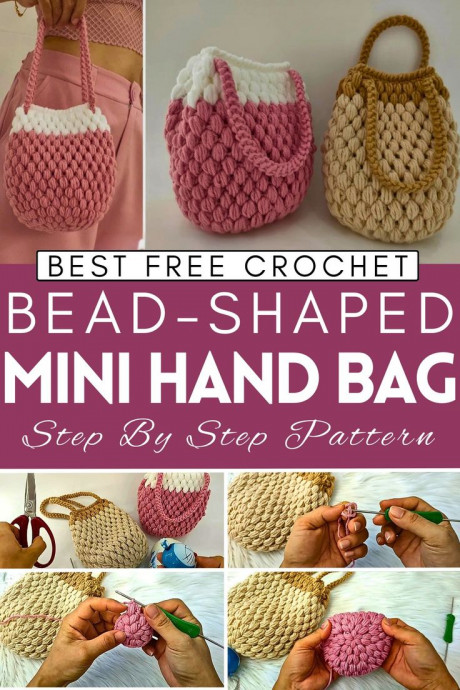 Crochet Super Cute Mini Handbag