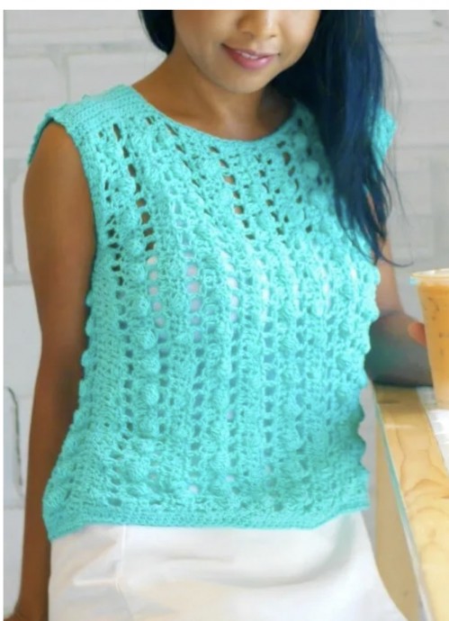 Beautiful Bobble Top