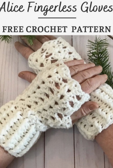 DIY The Alice Fingerless Gloves