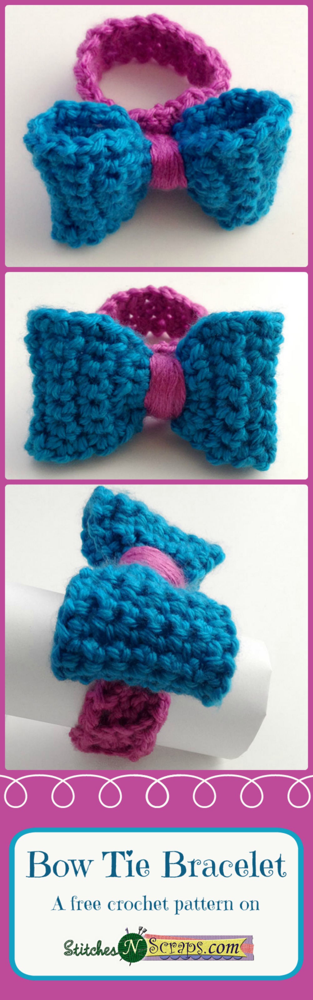 Create Your Own Stunning Crochet Bow-Tie Bracelet: A Step-by-Step Guide