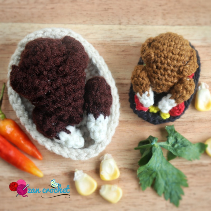 Create Your Own Crochet Roasted Chicken: A Fun and Unique Crafting Recipe Create Your Own Crochet Roasted Chicken: A Fun and Unique Crafting Recipe
