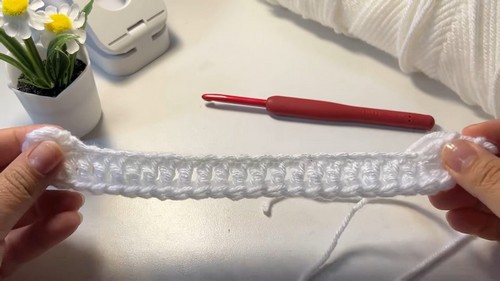 Crochet Tulip Makeup Bag