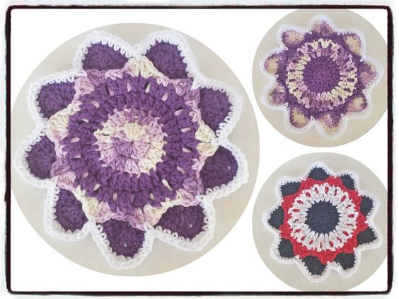 Crochet Snow Flower Hot Pad: A Beautiful Addition to Your Kitchen Décor