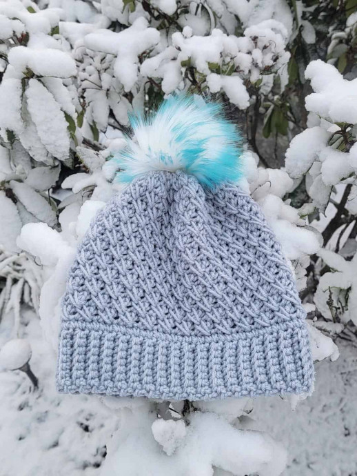 Crochet Silver Thaw Beanie