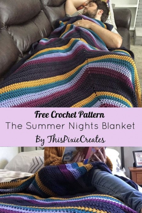 How to Crochet the Summer Nights Blanket