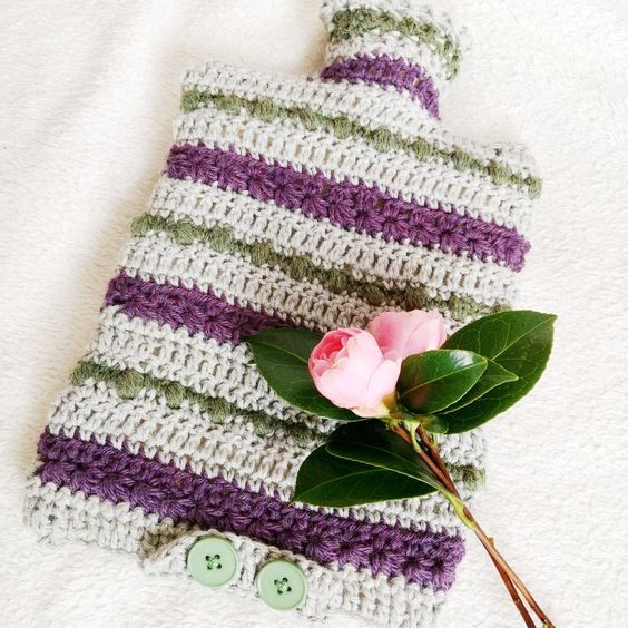 Create Your Own Cozy Crocheted Hot Water Bottle Cover for Warmth and Charm Create Your Own Cozy Crocheted Hot Water Bottle Cover for Warmth and Charm