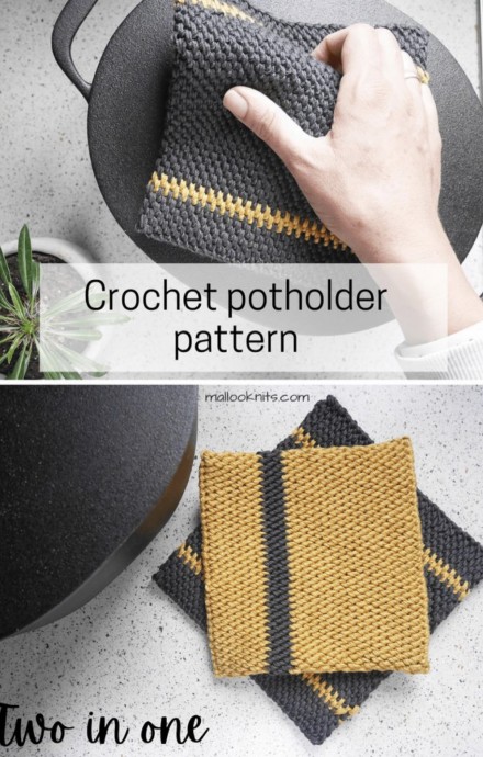 Simple Crochet Potholder