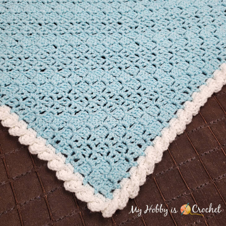 Create a Beautiful Crochet Lacy Seashell Corner to Corner Blanket with Ease
