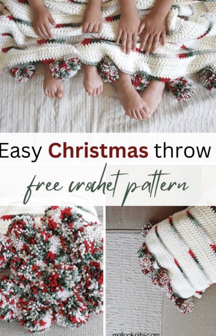 Crochet Christmas Blanket