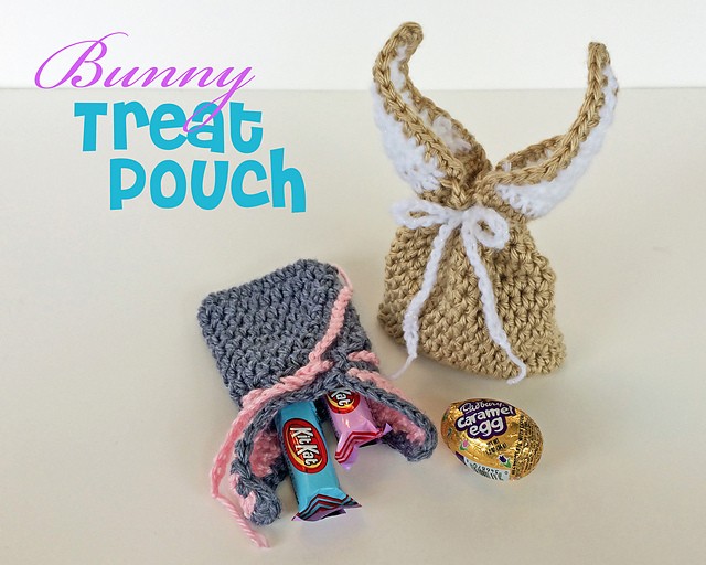 Crochet Bunny Treat Pouch Pattern