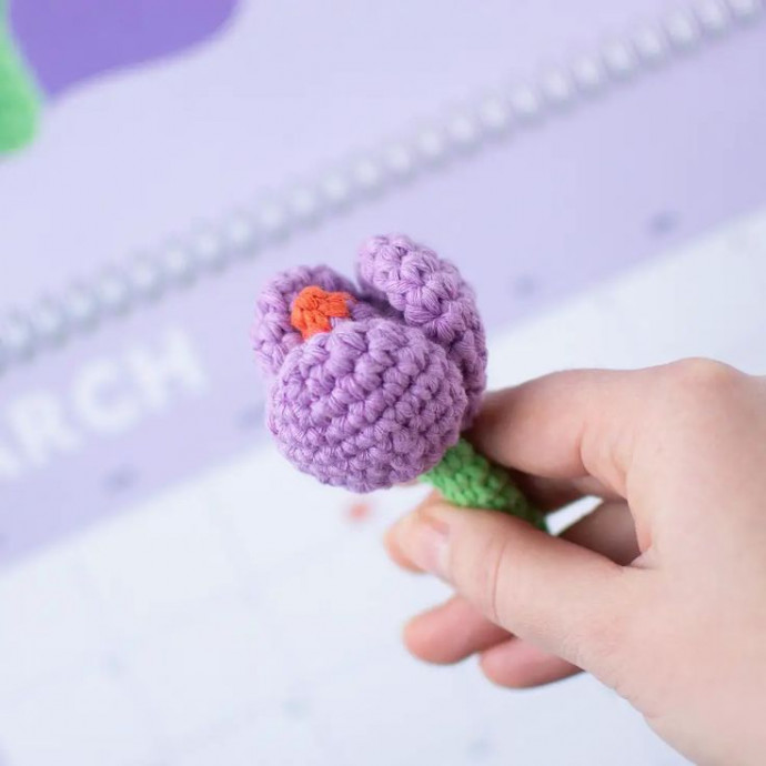 Crochet Crocus Amigurumi For Spring Gifts